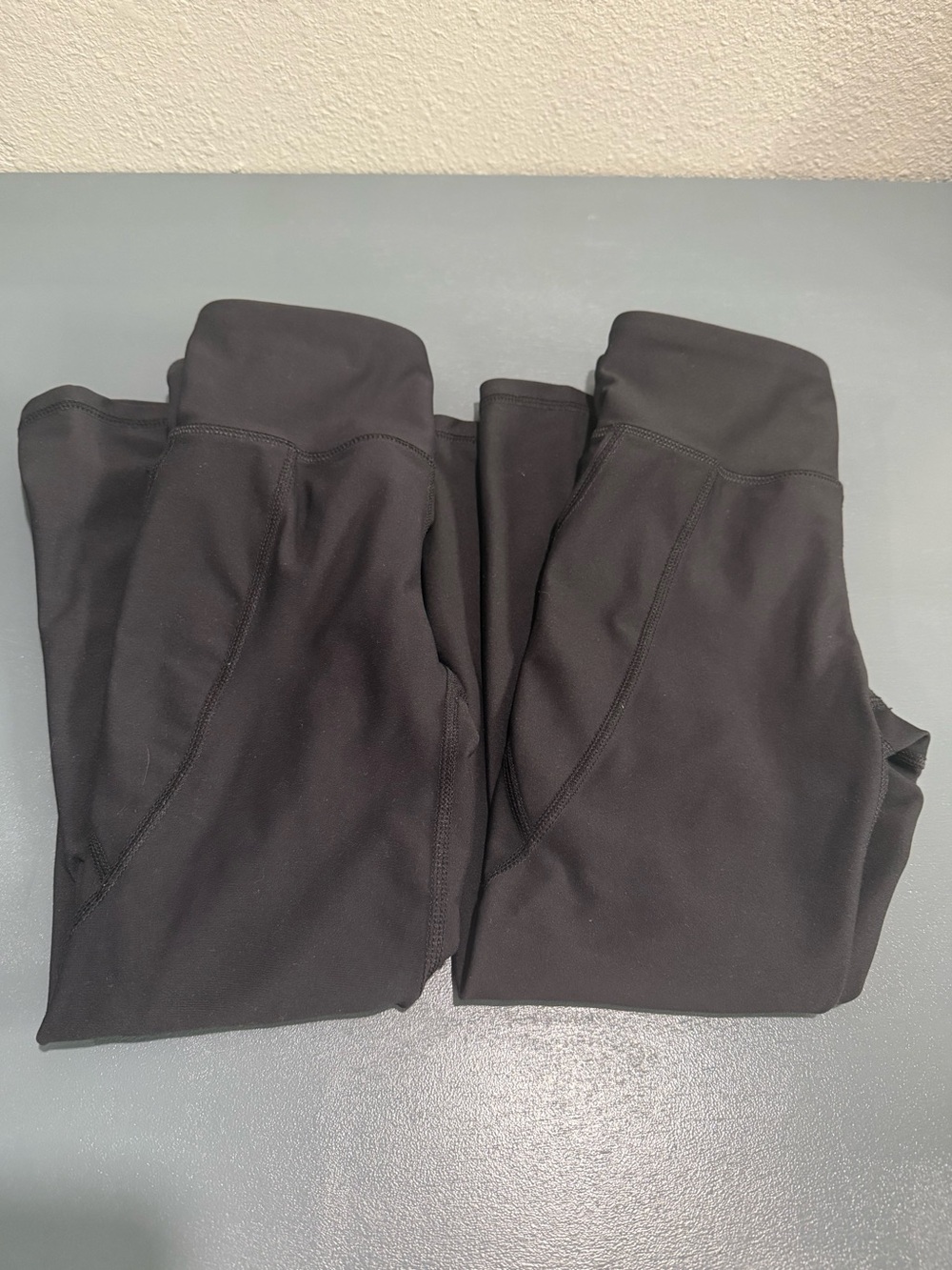 Old Navy Black Kids Active Leggings - Youth Stretch Performance S 6/7